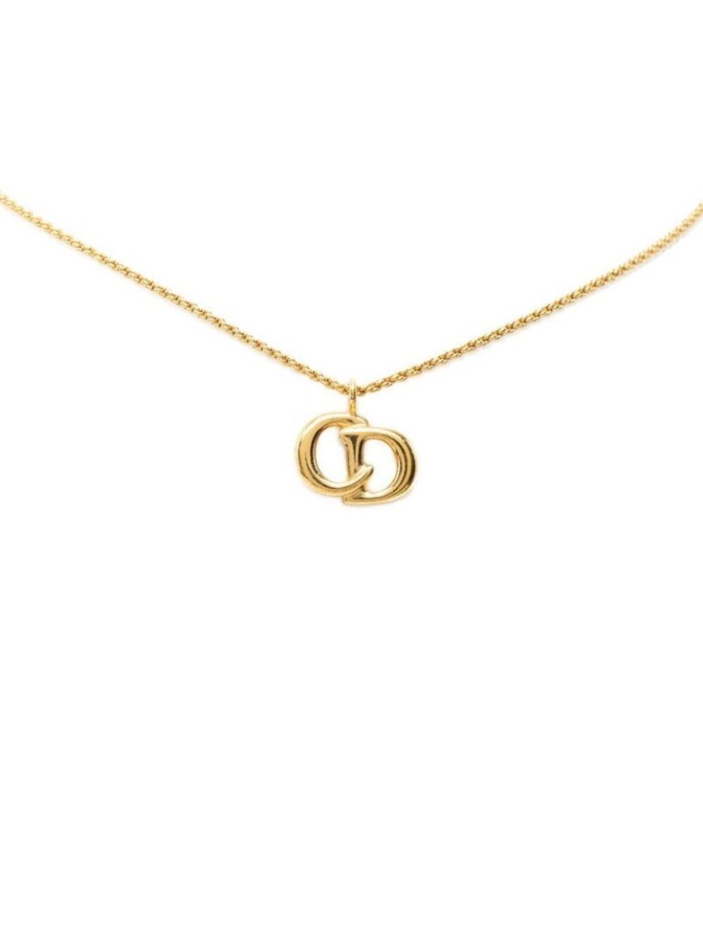 Dior CD Logo Pendant Gold Plated